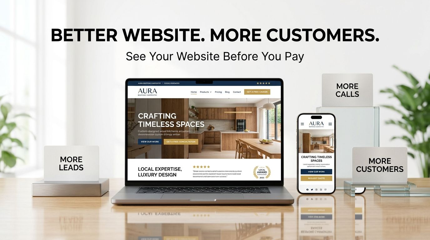 Professional websites for local businesses